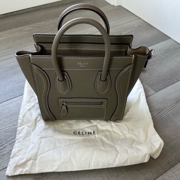 Celine Nano Luggage Tote Souris - Picture 2 of 8